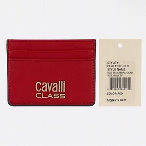 Cavalli Class Red Card Holder